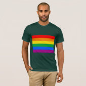 T-SHIRT DRAPEAU GAY PRIDE OFFICIEL (Devant entier)