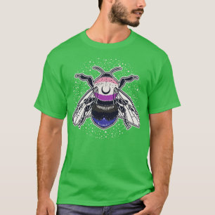 T-shirt Drapeau Genderfluide Bee Fier LGBT Pride