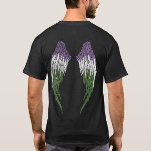 T-shirt Drapeau Genderqueer - Ange