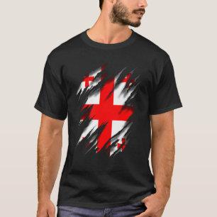 T-shirt Drapeau géorgien