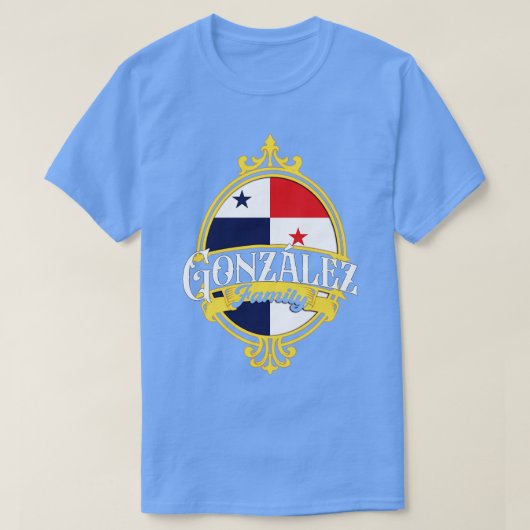 T-shirt Drapeau Gonzalez Family Panama (Design devant)