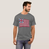 T-shirt Drapeau grand des syndicats (Devant entier)