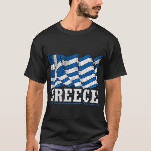 T-shirt Drapeau grec