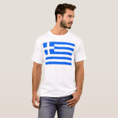 T-shirt drapeau grec (Devant entier)