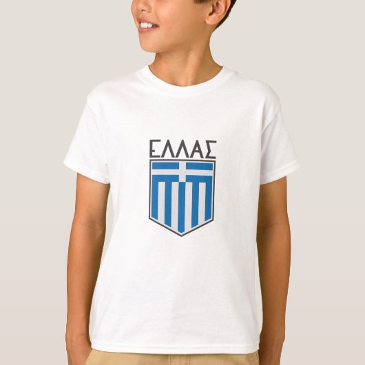 T-shirt Drapeau grec (Devant)