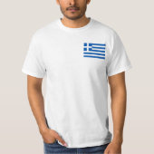 T-shirt Drapeau grec (Devant)