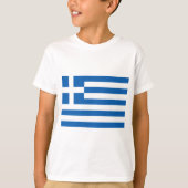 T-shirt Drapeau grec (Grèce) (Devant)
