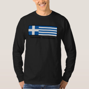 T-shirt Drapeau Grèce Hellas Ellada Thessaloniki Saloniki