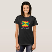 T-shirt Drapeau grenadien Grenade 2 (Devant entier)