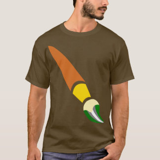 T-shirt Drapeau Greyromantic Paintbrush Pride