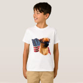 T-shirt Drapeau Griffon de Bruxelles (Devant entier)