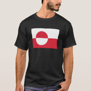 T-shirt Drapeau Groenlandais Groenlandais Nuuk Groenlandai