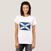 T-shirt drapeau grunge Cameron (Devant entier)