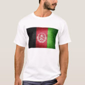 T-shirt Drapeau grunge d'Afghanistan (Devant)