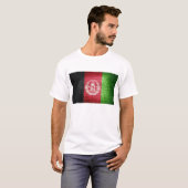 T-shirt Drapeau grunge d'Afghanistan (Devant entier)