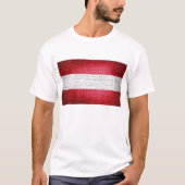 T-shirt Drapeau grunge de l'Autriche (Devant)