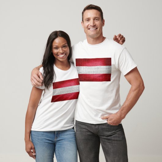 T-shirt Drapeau grunge de l'Autriche (Unisexe)