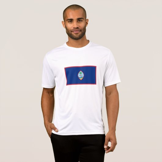 T-shirt Drapeau Guam (Devant entier)