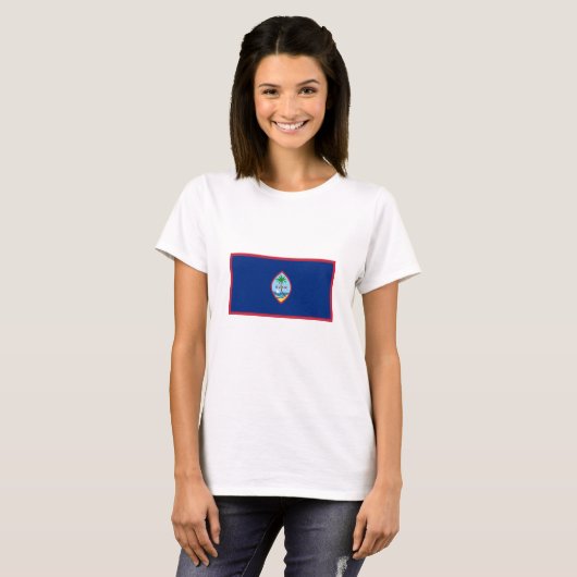 T-shirt Drapeau Guam (Devant entier)