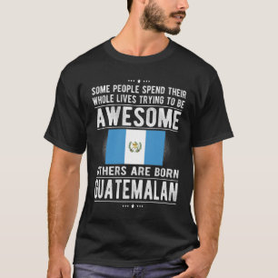 T-shirt Drapeau guatémaltèque Fières racines guatémalt