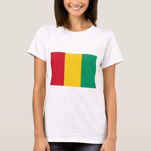 T-shirt Drapeau Guinée (Devant)