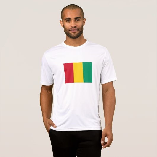 T-shirt Drapeau Guinée (Devant entier)