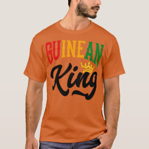 T-shirt Drapeau guinéen du roi de Guinée Guinée Guinée gui