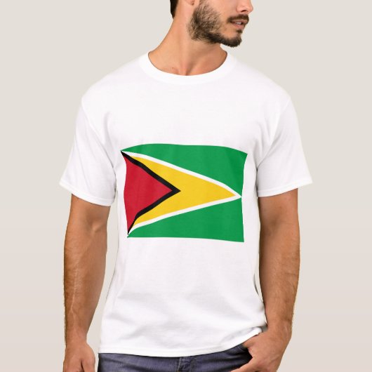 T-shirt Drapeau Guyana (Devant)