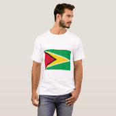 T-shirt Drapeau Guyana (Devant entier)