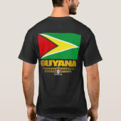 T-shirt Drapeau Guyana (Dos)