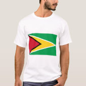 T-shirt Drapeau Guyana (Devant)