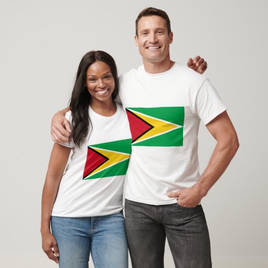 T-shirt Drapeau Guyana (Unisexe)