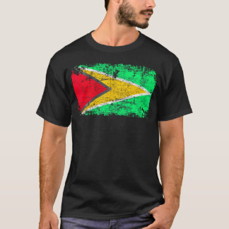 T-shirt Drapeau Guyana