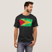 T-shirt Drapeau Guyana (Devant entier)