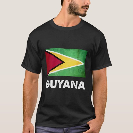 T-shirt Drapeau Guyanais (Devant)