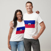 T-shirt Drapeau Haïti (Unisexe)
