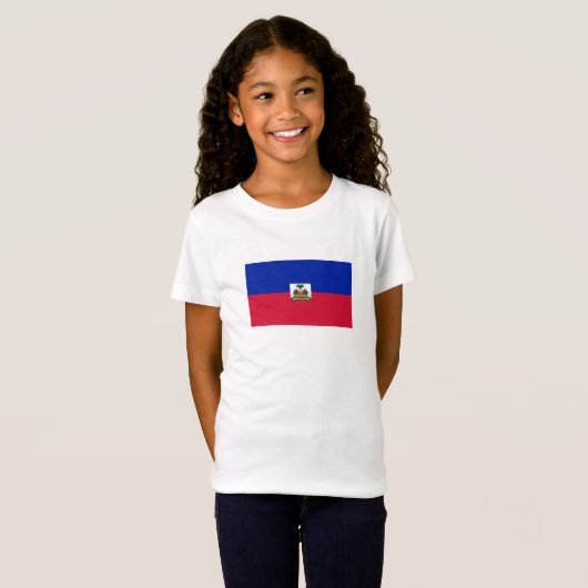 T-Shirt Drapeau Haïti (Devant entier)