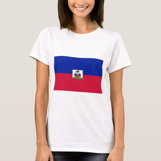 T-shirt Drapeau Haïti (Devant)