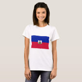 T-shirt Drapeau Haïti (Devant entier)