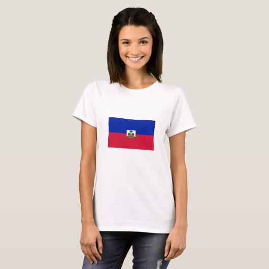 T-shirt Drapeau Haïti (Devant entier)