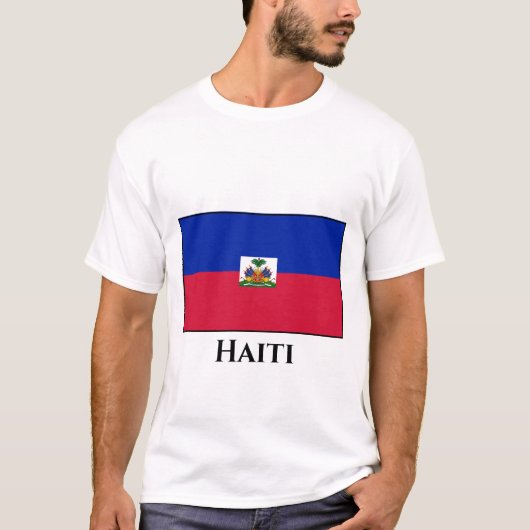 T-shirt Drapeau Haïti (Haïti) (Devant)