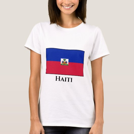 T-shirt Drapeau Haïti (Haïti) (Devant)
