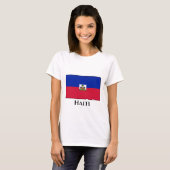 T-shirt Drapeau Haïti (Haïti) (Devant entier)