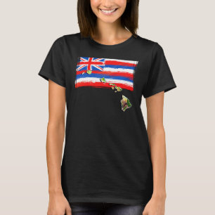 T-shirt Drapeau Hawaï