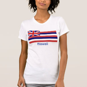 T-shirt Drapeau Hawaï féminin