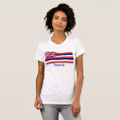 T-shirt Drapeau Hawaï féminin (Devant entier)