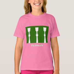 T-shirt Drapeau Hedmark avec nom