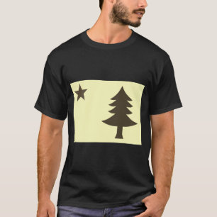 T-shirt Drapeau historique du Maine 1901 1909