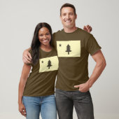 T-shirt Drapeau historique du Maine (1901-1909) (Unisexe)