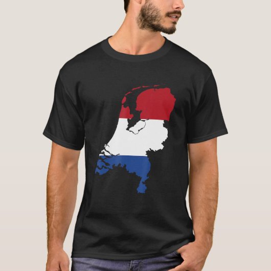 T-shirt Drapeau hollandais à La Haye (Devant)